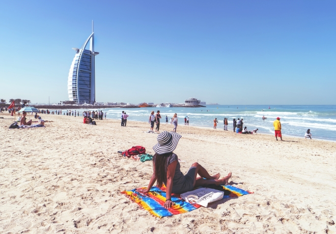 Kite Beach beach in Dubai