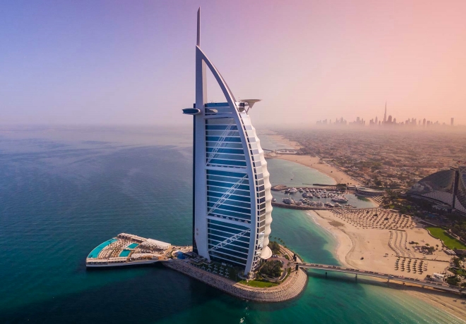 The Terrace beach club at Burj Al Arab in Dubai